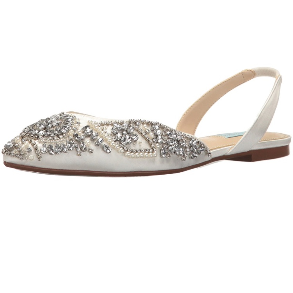 Blue by Betsey Johnson sling back